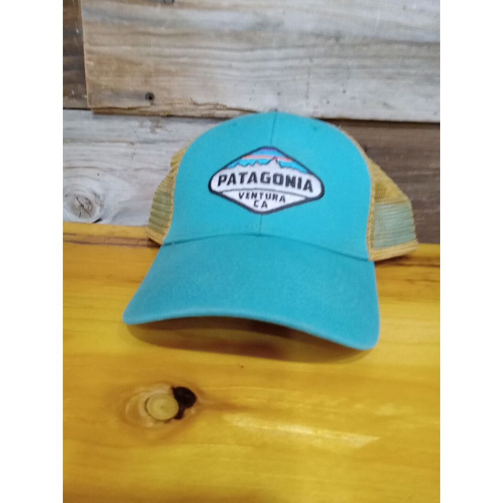 Patagonia Trucker Hat Snap-Back Ball Cap  Mesh Ventura CA Patch